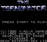 Заставка игры Terminator, The